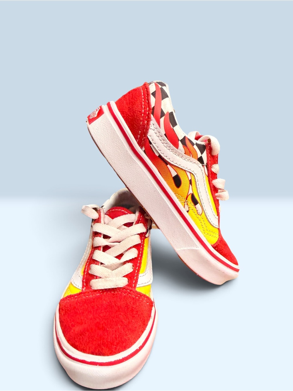 Vans Comfycush Old Skool Flame Checkerboard